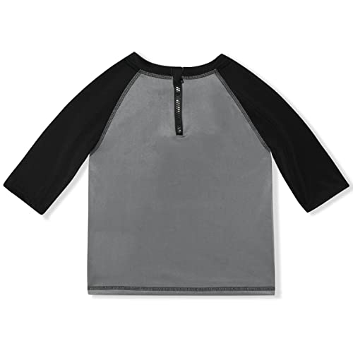 Dc Comics Superman Or Batman Boys Long Sleeve Tee And Bathing Suit Shorts Set For Toddler And Little Kids – Black/Red #TOP2