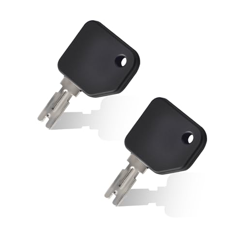 2 Pack Construction Ignition Keys Forklift Key Hyster Heavy Equipment Keys for Clark Yale Hyster Komatsu Crown 6T-2663 KM31166P 1430 166