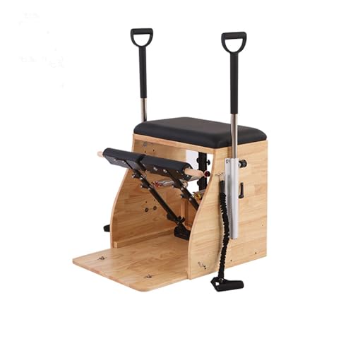 Sedia da pilates con manici, sedia combinata professionale, attrezzatura per esercizi di casa e studio, macchina Reformer per allenamenti efficaci di pilates