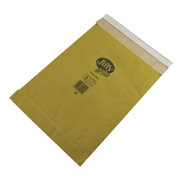 Jiffy Padded Bag Size 3 195x343mm Gold PB-3 (Pack of 10) + Free FINCHLEY Refill Pen (1)
