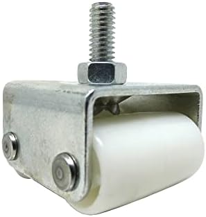Shepherd Hardware 9441 7/8-Inch Threaded Stem Appliance Caster, Dual Wheels, 4-Pack