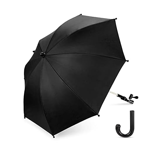QFWMCW Barnvagnsparaply diameter universell babyparasoll för barnvagnsvagn buggy med paraplyhandtag för att ge skugga för baby universalbarnvagnar vikbar UV-parasoll