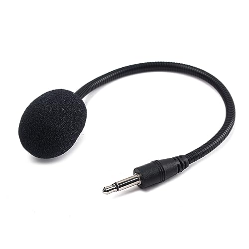 NULYLU 3.5mm Mini Condenser Mic Plug Omnidirectional Recording for Musical Instruments Stage Worship