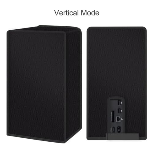 Funda antipolvo antiarañazos para consola Xbox Series X, accesorios de juegos, cubierta protectora vertical horizontal (modo vertical) - imagen 6