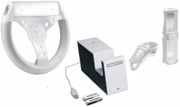 Thrustmaster T-Megapack NW - Volante/Mando (Volante, Wii, Alámbrico, AA, Color Blanco)