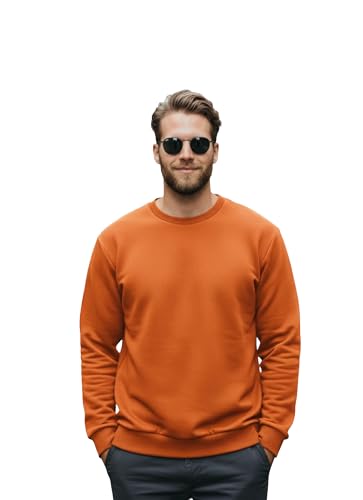 Image of Mack Jonney Men Regular Fit Fleece ||Black||Round Neck Solid||Sweatshirt-JM3911