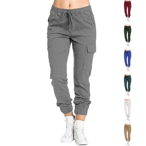 Generisch Damen Cargohose Jogginghose mit Taschen und Kordelzüge Leichter Cargohose Trekkinghose Wanderhose Sporthose Arbeitshose Schnelltrocken Outdoorhose Sportlich Freizeit Reise M Generisch Damen Cargohose Jogginghose mit Taschen und Kordelzüge Leichter Cargohose Trekkinghose Wanderhose Sporthose Arbeitshose Schnelltrocken Outdoorhose Sportlich Freizeit Reise M