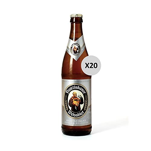 Franziskaner Kristallklar - 20 Botellines x 50 cl - 5,2% Volumen Alcohol Cover