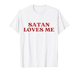Photo Gallery satan loves me - funny sarcastic maglietta Photo Gallery satan loves me - funny sarcastic maglietta