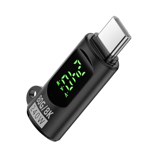 Adattatore per display digitale di tipo C da 240 W supporta la trasmissione video 8K per migliorare il trasferimento dei dati e la ricarica sicura per