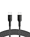 Produktbild Belkin Gaming USB-C auf USB-C Kabel (60 W), 2m, geflochtenes USB C Schnellladekabel für Nintendo Switch 2, iPhone 16, iPhone 15, iPad, MacBook Air, Chromebook, Samsung Galaxy S25 Ultra usw.  Schwarz