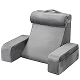VEVOR Coussin de lecture avec accoudoirs et 3 poches, grand oreiller de...
