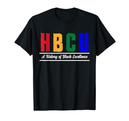 HBCU Apparel Historical Black College HBCU Maglietta