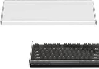 Geekria Tenkeyless TKL Keyboard Dust Cover, Clear Acrylic Keypads Cover for 80% Compact 87 Key Computer Mechanical Gaming Wireless Portable Keyboard, Compatible with Logitech G PRO, G915 TKL.