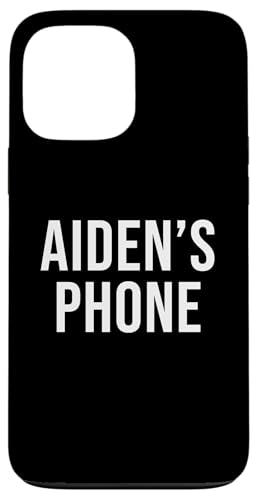 Aiden's Phone �u���b�N �z���C�g ���O Aiden �X�}�z�P�[�X iPhone 13 Pro Max �p