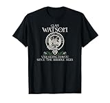 Clan Watson Crest, Surname, Scottish Heritage Vintage T-Shirt