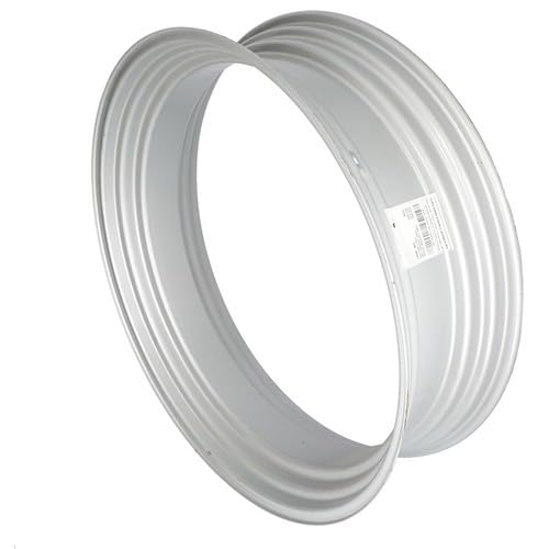 Drop Rear Rim - 11" x 38" 3-7/8" Center Drop Width Silver Mist
