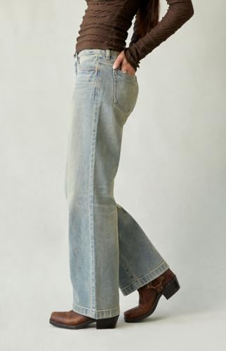 PacSun Women's Zoe Low Rise Girlfriend Jeans Light Blue Tint2