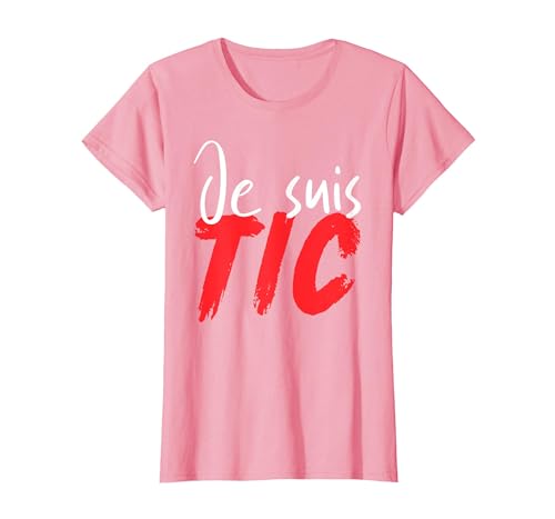 Je suis TIC, TIC Et TAC, Duo Drole Déguisement 2 Personnes T-Shirt, Femme, Rose, XS