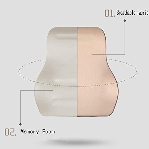 Dossier en mousse à mémoire de forme haut de gamme avec double sangle rosso