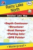Fishing Hot Spots Map of Rainy Lake (Northern Section)