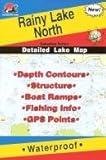 Fishing Hot Spots Map of Rainy Lake (Northern Section)