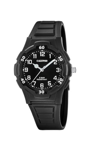 Calypse K5878/4 montre étanche à quartz avec verre minéral anti-rayures