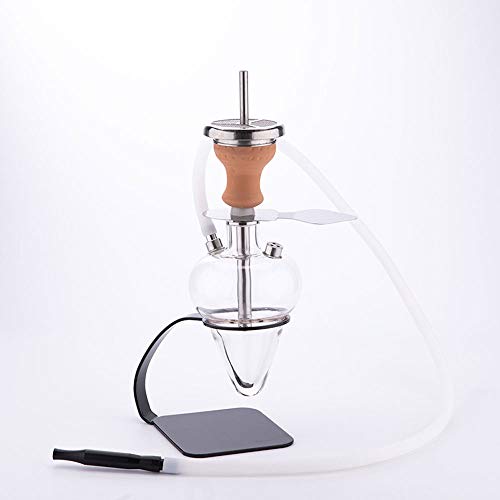 WJMT Deutsche Style Shiftah Set Glasvase Complete Set Hookah Shisha mit Silikon-Hukahnschüssel Seidenhakenschlauch – Bild 6
