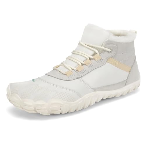 SAGUARO Mujer Invierno Botas Barefoot, Zapatillas Minimalistas Cálidas para Nieve y Senderismo, Uso...