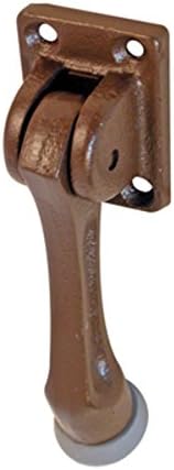 CRL Dark Bronze Finish 4" Door Mounted Heavy-Duty Kick-Down Door Holder