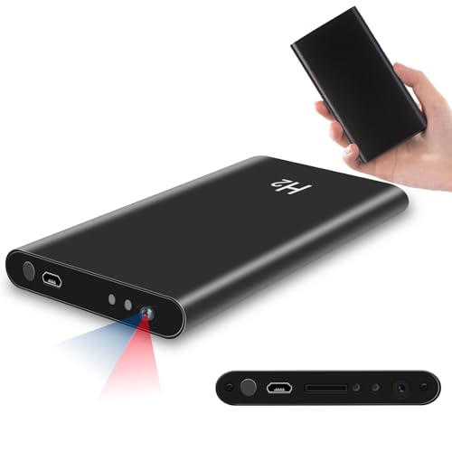 TONGCAM Hidden Camera Charger with 5,000mAh, 1080P Video Recording, Portable Spy Cam with Power Bank, Night Vision, 64GB Support(Card not Included), Black