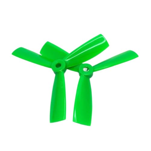 1ペア4045 5043 5045 6045 3 CW CCWプロペラドローンモデルと互換性のある2205 2207 2810 2306モーターフリースタイルFPVクアッドコプターユニバーサルフィット(4045 Green)