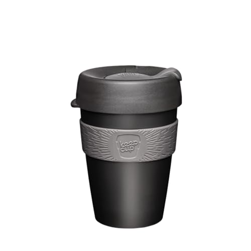 KeepCup Taza de café de plástico reutilizable original | Tapa a prueba de salpicaduras, sin BPA, grado barista | Mediana | 340 ml | Doppio