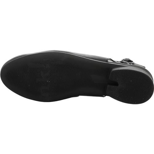 Think! Damen GUAD2 chromfrei gegerbte nachhaltige Halbschuhe, SCHWARZ 0000