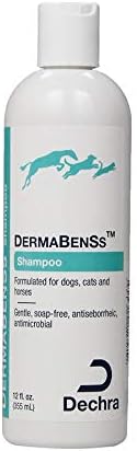 Dechra DermaBenSs Shampoo for Dogs, Cats & Horses (12oz) - Gentle, Soap-Free, Antiseborrheic and Antimicrobial (1810011)