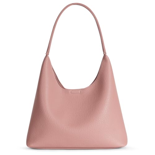 Image of Hobo Bags for Women, Small Slouchy Hobo Purse, Soft Vegan Leather Shoulder Bag Trendy Everyday Tote Handbag, 11'' (28cm)