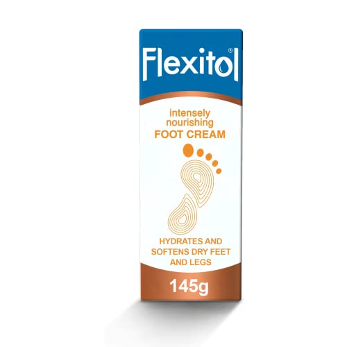 Flexitol Intensely Nourishing Foot Cream, Quick Absorbing, Vitamin E-Enriched Formula to Hydrate, Soften, and Moisturise Very Dry Feet and Legs, Maintain Smooth Feet, 1 x 145g