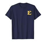 East Tennessee State Buccaneers Left Chest Navy T-Shirt