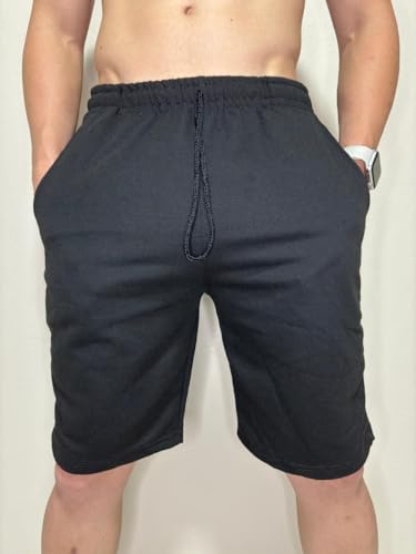 Kit 5 Bermudas Moletom masculino academia treinar dia a dia (BR, Alfa, GG, Regular, Regular, cores s