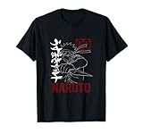 Naruto T-Shirt for Men - Anime Graphic with Kunai Kanji Design - Black, Short Sleeve, Size S