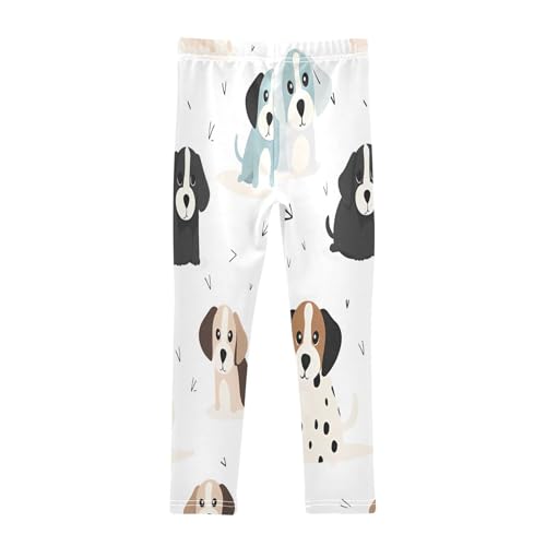 Bolaz Toddler Girls Leggings Printed Yoga Pants Leggings Cute Cartoon Dog for Kids2