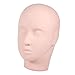 Injection Mannequin,1Pc Upgraded Makeup Eyelash Eyelashes Extensions Practice Soft Touch Rubber Practice Head Mannequin Training Head Model