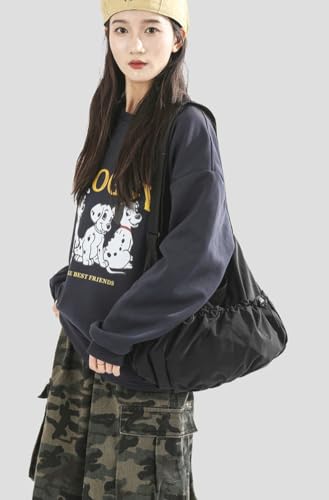 Nylon Hobo Bag for Women Large Hobo Purses Shoulder Handbags Adjustable Slouchy Messenger Bag 20252