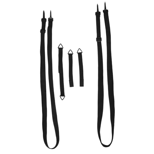 Warmhm 5pièces Sangle De Fixation pour Parasol Sangles Stabilisatrices De Vent pour Parasol Réutilisables pour De Jardin