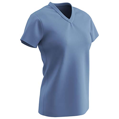 Camiseta para mujer Champro Star de cuello en v holgada que evita rozaduras en tallas grandes
