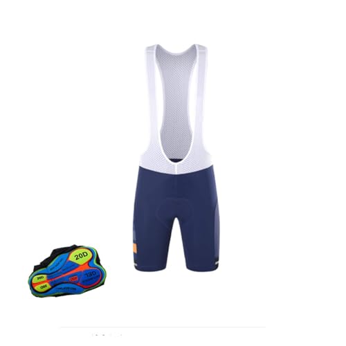 LSYHHXC Culote Corto con Tirantes de Gel 20D for Ciclismo de montaña, Transpirable, Acolchado y de Secado rápido.(Color-4,M)