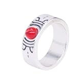 ENAJWIERIE New 2026 Anime Puella Magi Madoka Magica Cosplay Necklace Kaname Miki Sayaka Soul Gem Pendant Ring Set Fashion Decoration Jewelry Luxury Accessories Trendy Best For Gift
