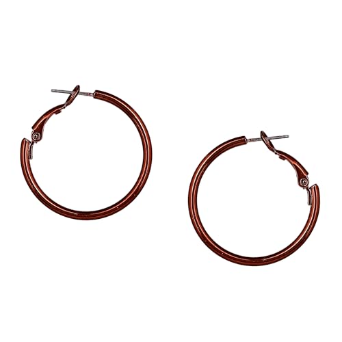 See full amazon price history chart for Estele Chocolate Brown Sleek Hoop Earrings for Women Estele Chocolate Brown Sleek Hoop Earrings for Women (B0CXXS69G2) Amazon Price History, Amazon Price Tracker