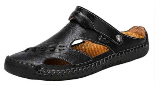 Sandales de pêcheur réglables en cuir homme YESBOR : finis les pieds douloureux