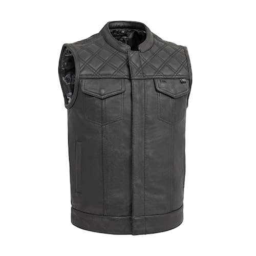 BATONER SIGNATURE D’S VEST Amazon.com: First Mfg Co Signature Club Style Leather Vest